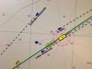 Our AIS Info.: Our navigation software showing AIS info. Sargo is yellow, other boats blue.   Notice Stephen Reinauer from Nate